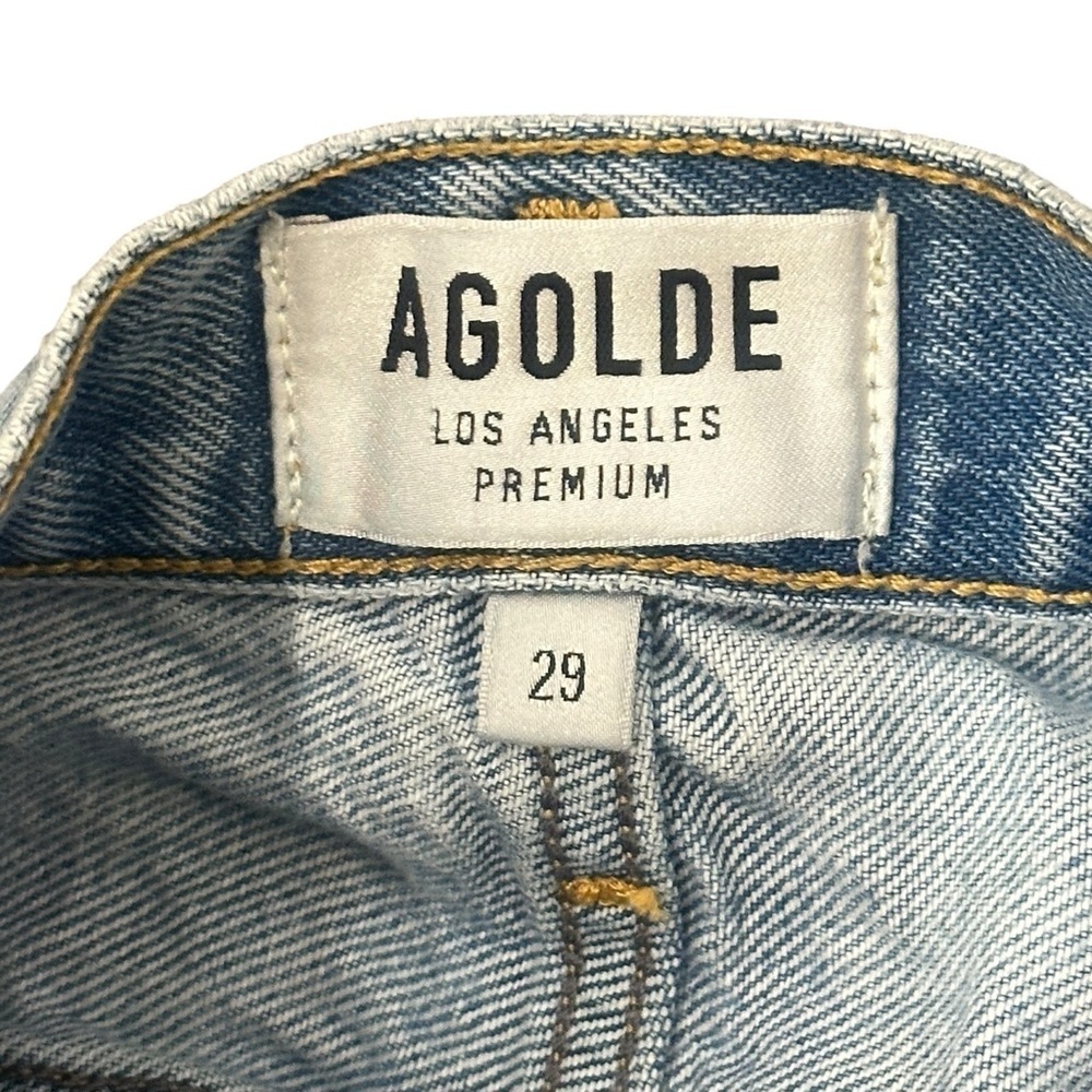AGOLDE Parker Vintage Cutoff Distressed Jean Shorts Swapmeet Women’s 29 A026-811 - Picture 6 of 7